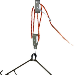 Hme Skinning Gambrel & Hoist - 4:1 Ratio 3-8" 500lbs