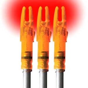 Lumenok Lighted Nock - Gt-series Hd Orange 3pk