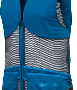 Beretta Men's Full Mesh Vest - Large Blue Twilight