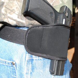 Grovtec Multi-fit Holster Rh - Mrd-lg Autos Black Belt Slide<