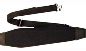 Grovtec Premium Padded Sling - 48"x1" Nylon Black W-swivels