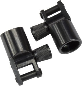 Grovtec Push Button Base To - Swivel Stud Adaptor Black