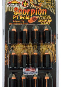 Harvester Scorpion 50 Cal - 260gr .451 Poly Tip Sabot 12pk