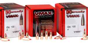 Hornady Bullets 6mm .243 - 58gr V-max 100ct 40bx-cs