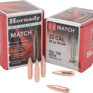 Hornady Bullets 22 Cal .224 - 68gr Jhp-bt 100ct 40bx-cs