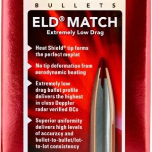 Hornady Bullets 6.5mm .264 - 120gr Eld-match 100ct 25bx-cs