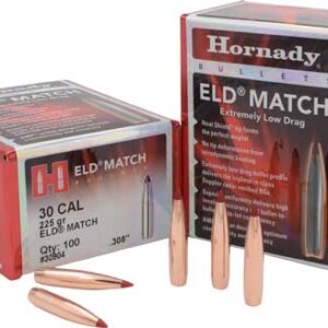 Hornady Bullets 30cal .308 - 225gr Eld-match 100ct 15bx-cs