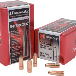 Hornady Bullets 303 Cal .312 - 174gr Rn 100ct 15bx-cs
