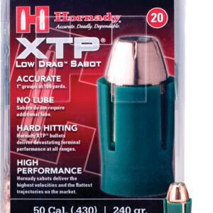 Hornady 50cal Saboted Bullet - 44 240gr Jhp 20ct 10bx-cs