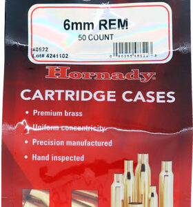 Hornady Unprimed Cases 6mm - Remington 50 Pack 5pk-cs