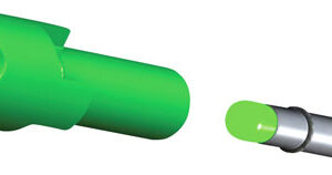 Tenpoint Lighted Xbow Nock - Alpha-brite .297" Green 3pk
