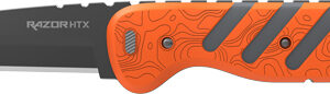 Outdoor Edge Razor Htx 3" - Fixed Gray-orange W-blade Pod