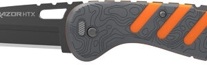 Outdoor Edge Razor Htx 3" - Folder Gray-orange W-blade Pod