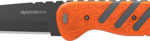 Outdoor Edge Razor Htx 3.5" - Fixed Gray-orange W-blade Pod