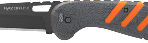 Outdoor Edge Razor Htx 3.5" - Folder Gray-orange W-blade Pod