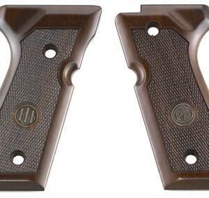 Beretta 92-96 Grips Wood - Walnut With Medallion