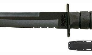 Ka-bar Tanto Knife - 8" W-plastic Sheath Black