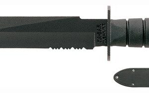 Ka-bar Fighter Knife - 8" Serrated W-sheath