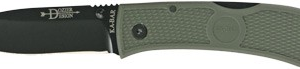 Ka-bar Dozier Folding Hunter - 3" Foliage Green
