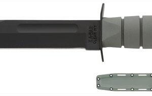 Ka-bar Fighting-utility Knife - 7" W-plastic Sheath F-green