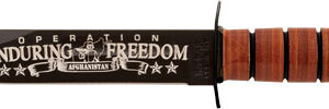 Ka-bar Usmc Oef Afghanistan - 7" W-leather Sheath Usmc
