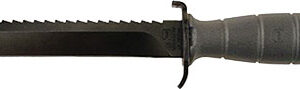 Glock Oem Field Knife W-root - Saw Grey