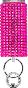 Sabre Jeweled Pepper Spray W- - Snap Clip-twist Lock Pink