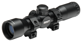 Crickett 4x32mm Scope Mil-dot - W-rings Black Matte