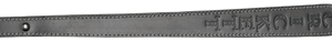 Crickett Sling Black Leather - W-crickett Logo