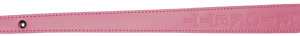 Crickett Sling Black Leather - W-pink Stitching And Logo