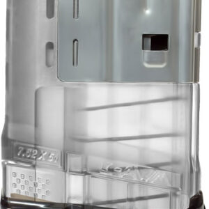 Lancer Magazine L7awm Sr-25 - 7.62x51 5rd Translucent Clear<