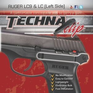 Techna Clip Handgun Retention - Clip Ruger Lc9-lc380 Left