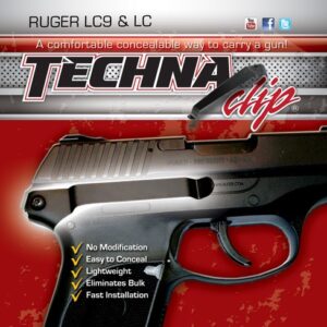 Techna Clip Handgun Retention - Clip Ruger Lc9-lc380 Right