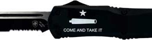 Templar Knife Large Otf Come - And Take It 3.5" Blk Tanto Srt