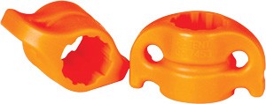 Ams Bowfishing Everglide 5-16" - Safety Slide Kit 2pk Orange