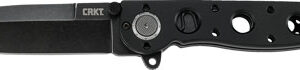 Crkt M16-02db 3.5" Plain Edge - D2 Steel Blk W-deadbolt Ast