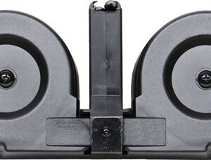 Iver Johnson Magazine Ar15 - 223 100rd Drum Blk-clear Poly