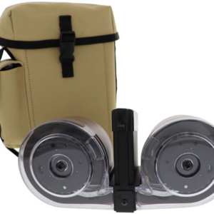 Iver Johnson Magazine Ar15 - 223 100rd Drum Blk-tan Poly