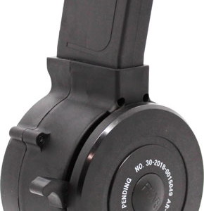 Iver Johnson Magazine Ar15 - 223 50rd Drum Black Polymer