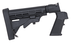 Mossberg Stock Flex 6-position - Stock Black Syn W-recoil Pad