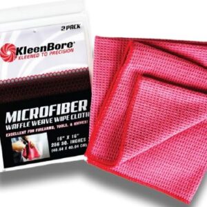 Kleenbore Microfiber Waffle - Weave Cloth 2pk