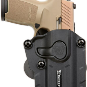 Bulldog Max Multi-fit Polymer - Paddle Holster Full-comp Blk