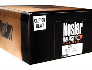 Nosler Bullets 22 Cal .224 - 50gr Ballistic Tip 1000ct