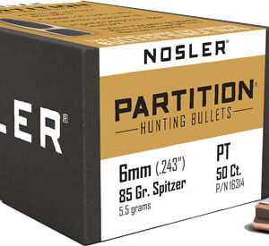 Nosler Bullets 6mm .243 - 85gr Partition 50ct