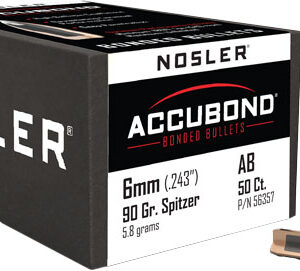 Nosler Bullets 6mm .243 - 90gr Accubond 50ct