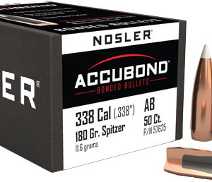 Nosler Bullets 338 Cal .338 - 180gr Accubond 50ct