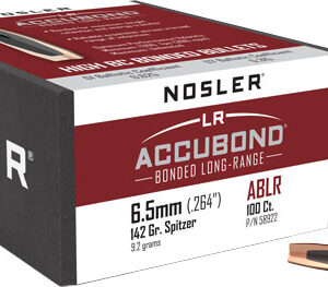 Nosler Bullets 6.5mm .264 - 142gr Accubond Lr 100ct