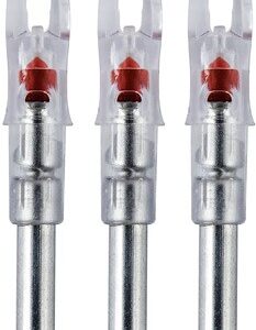 Nockturnal Lighted Nock - S-series Red 3-pack