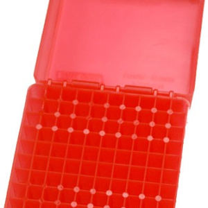 Mtm 100 Round 17hmr-22mag - Ammo Box See Through Clear Red