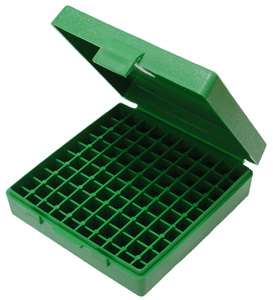 Mtm Ammo Box 9mm Luger-380acp - -9x18 100-rounds Green